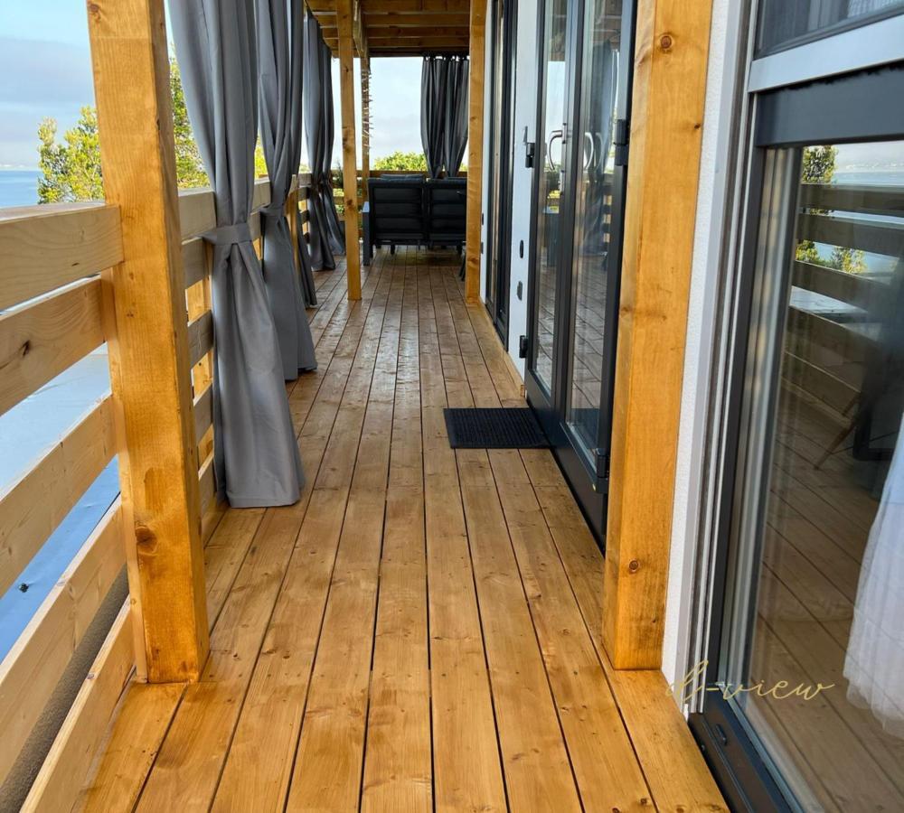 D-View Premium Mobile Home - Panoramic Seaview - 150 M From Beach, Free Parking Драге Экстерьер фото