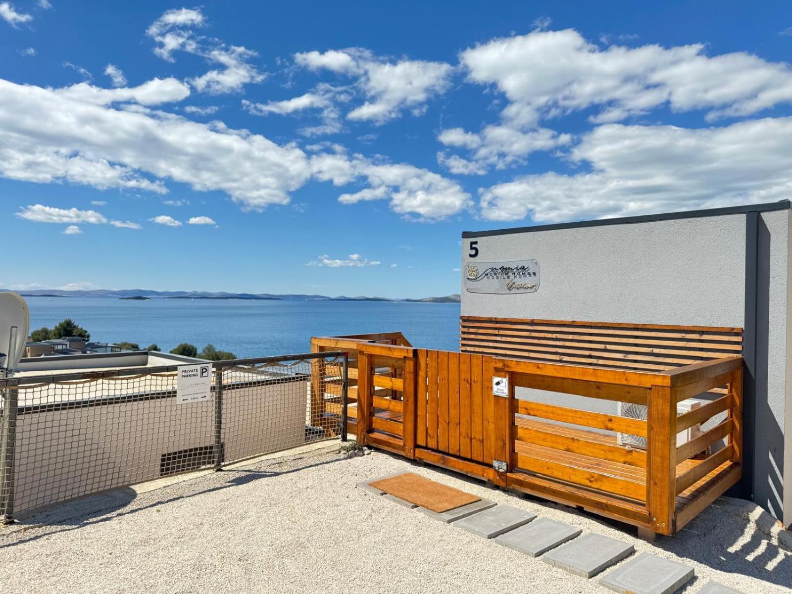 D-View Premium Mobile Home - Panoramic Seaview - 150 M From Beach, Free Parking Драге Экстерьер фото